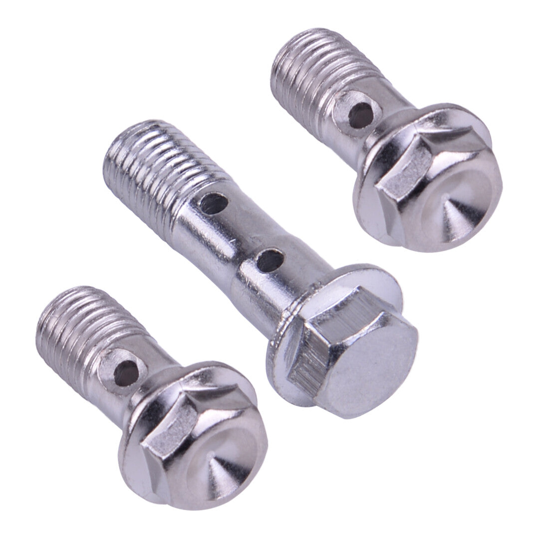 3Pcs/set Motorcycle Stainless 10mm M10 x 1.25 Brake Banjo Caliper Bolt Q