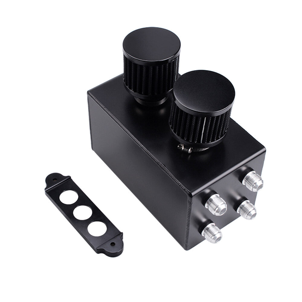 Pro Series Oil Catch Can For Integra 4 Port Black 10AN