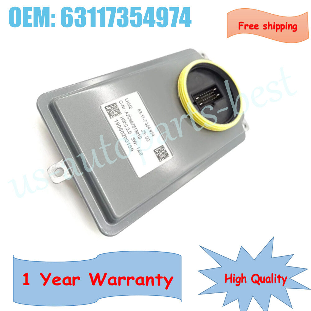 LED Headlight Ballast Module Control for BMW F32 F33 F36 M3 F01 F02 F03 F10