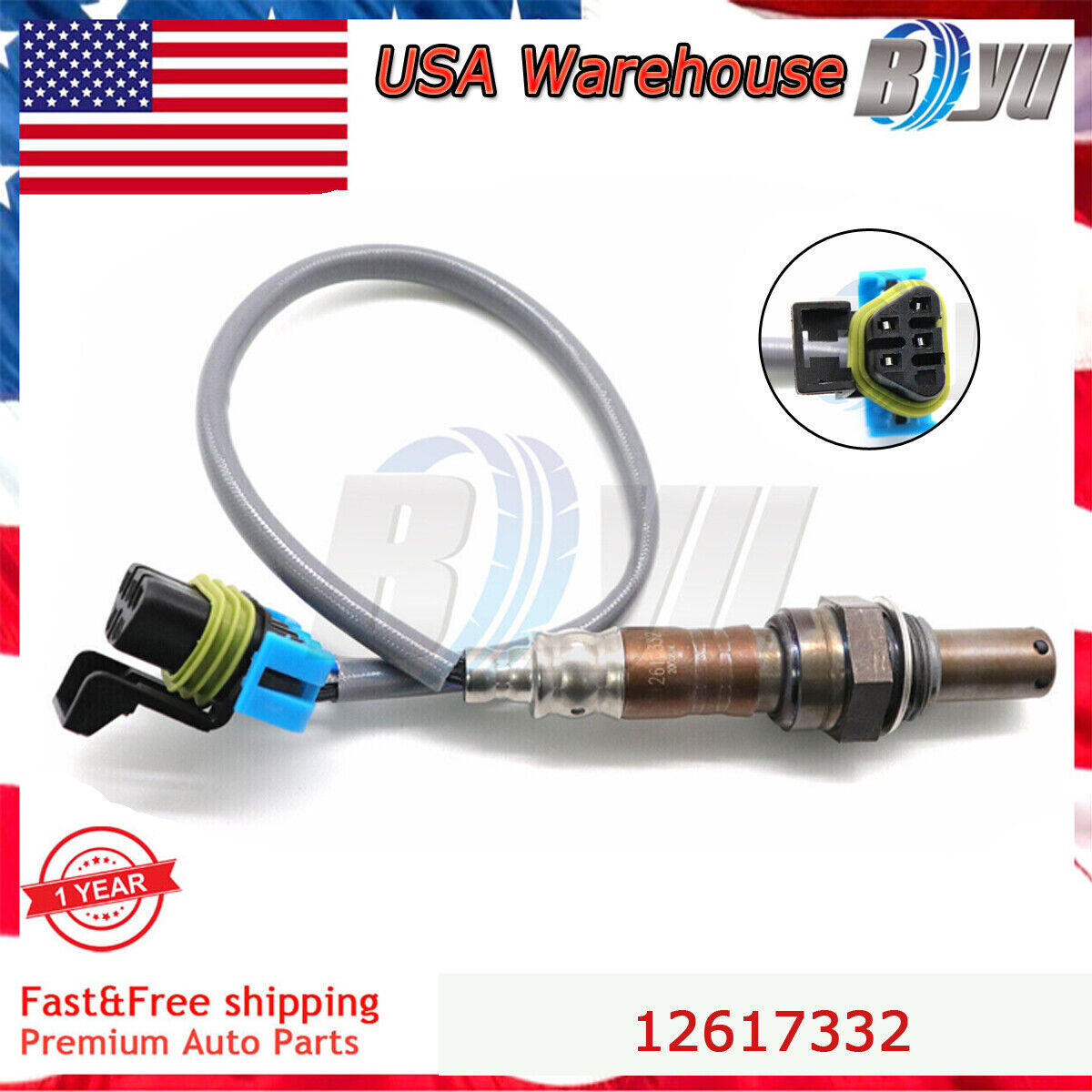 New O2 Oxygen Sensor 12617332 for Chevrolet Camaro SS 6.2L 10-15