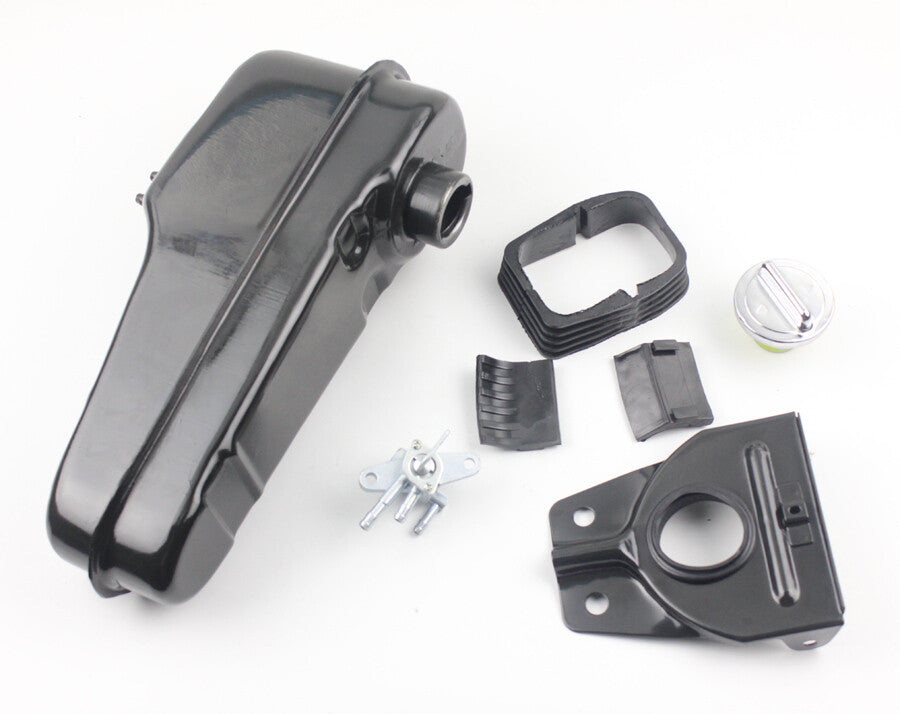 aftermarket Black Iron Fuel Gas Tank Cap Petcock for Honda DAX CT70 Bikes