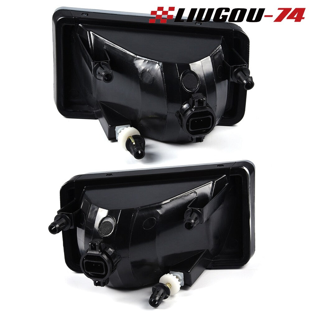Fog light smoked lens fit for 2007 - 2013 Silverado Tahoe Avalanche Suburban- v