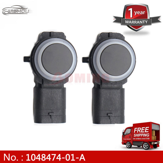 2 new front-mounted PDC parking assist sensors for Tesla for Model S 1048474-01-A Black