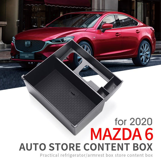 for Mazda 6 2019 2020 2021 Organizer Center Console Tray Armrest Box Storage