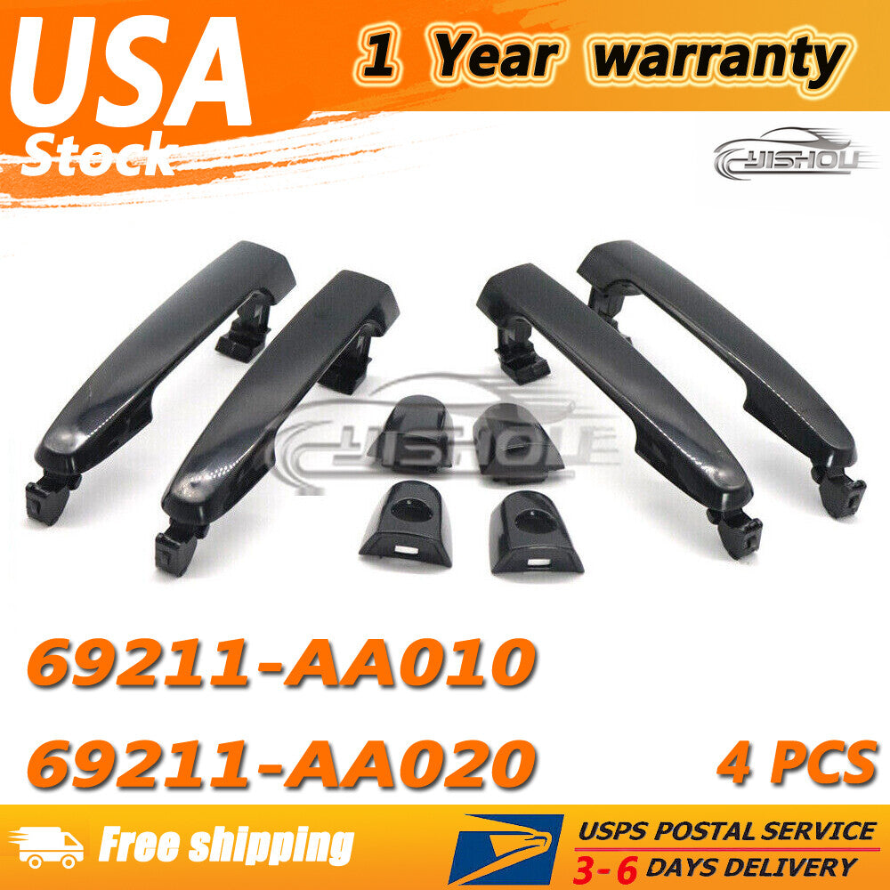 4PCS Front Rear Left Right Door Handle Fit for Toyota for Corolla Matrix 2003-2008