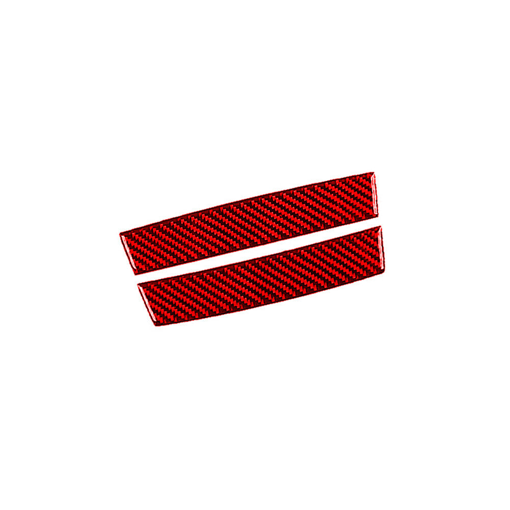 Red carbon fiber interior storage trim for Mercedes-Benz C-Class W203