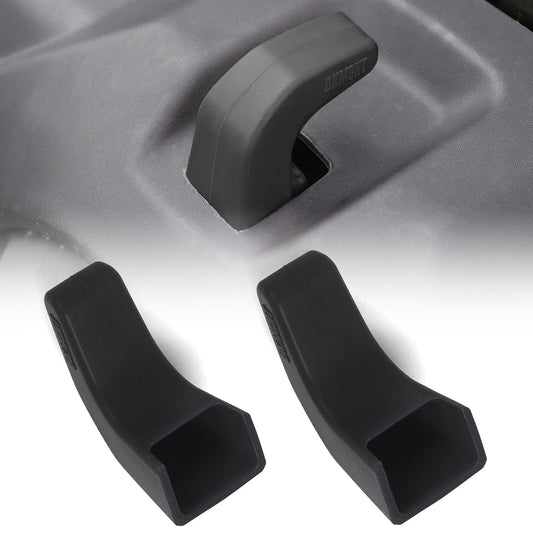 Black Bumper Tow Hook Covers (Upgrade) for 07-23 for Jeep for Wrangler JK/JL Gladiator Q