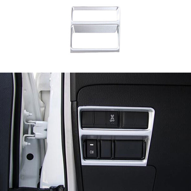 Headlight Switch Control Button Trim for Nissan Armada Y62 17-2020 Matte Silver