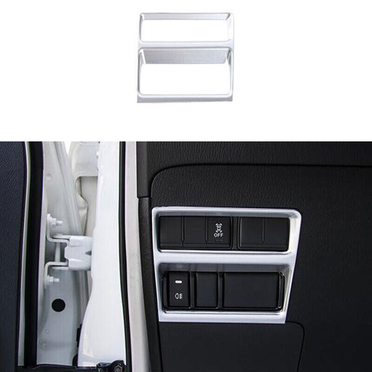 Headlight Switch Control Button Trim for Nissan Armada Y62 17-2020 Matte Silver