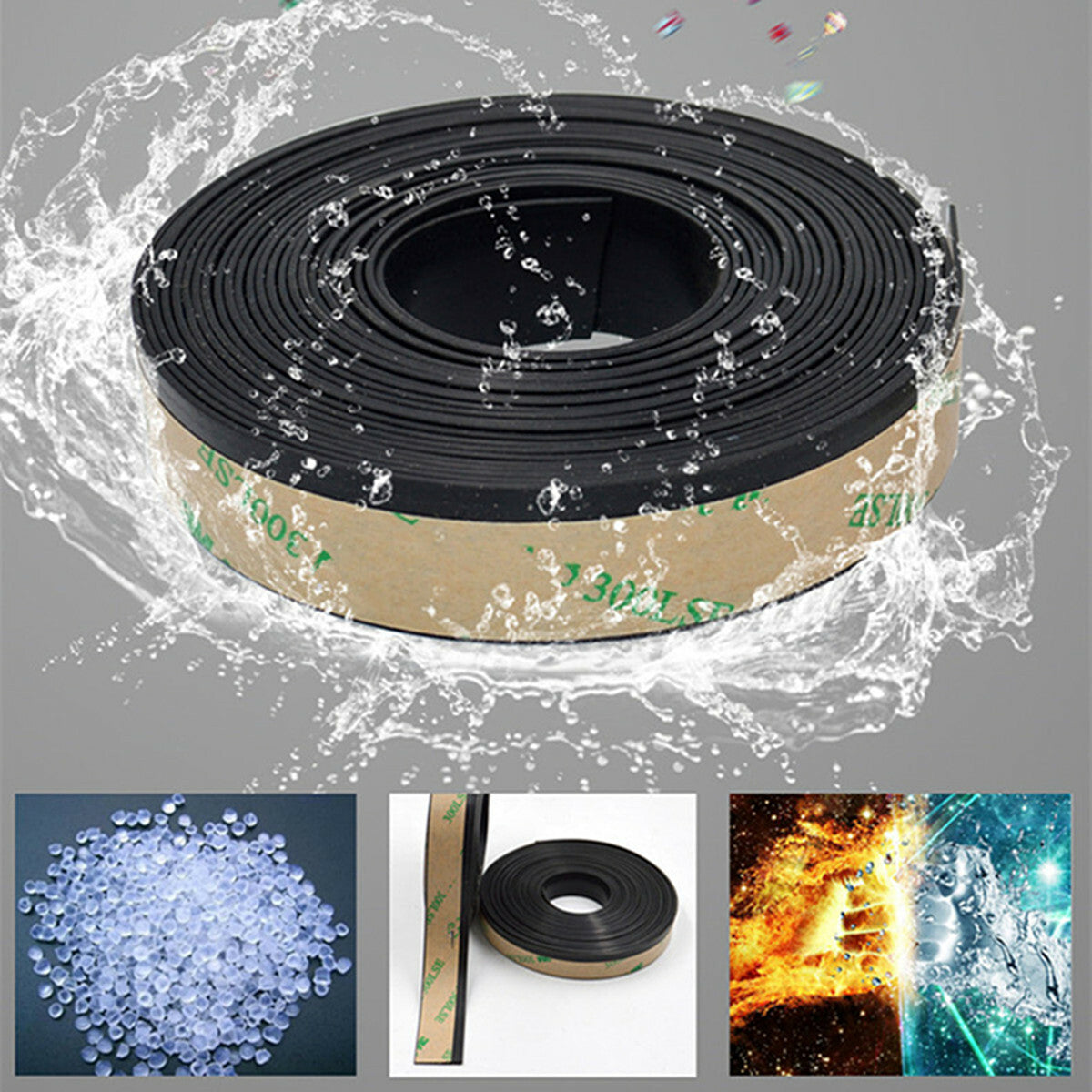 4M Weatherstrip Car Door Side Window Trim Edge Moulding Seal Strip Rubber