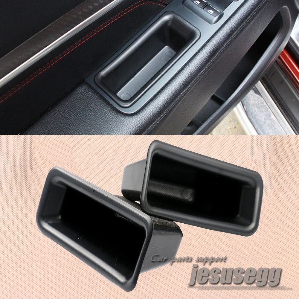 Interior Front Door Bin Storage Box Armrest Orginzer for Ford Explorer 2016 2017 Q