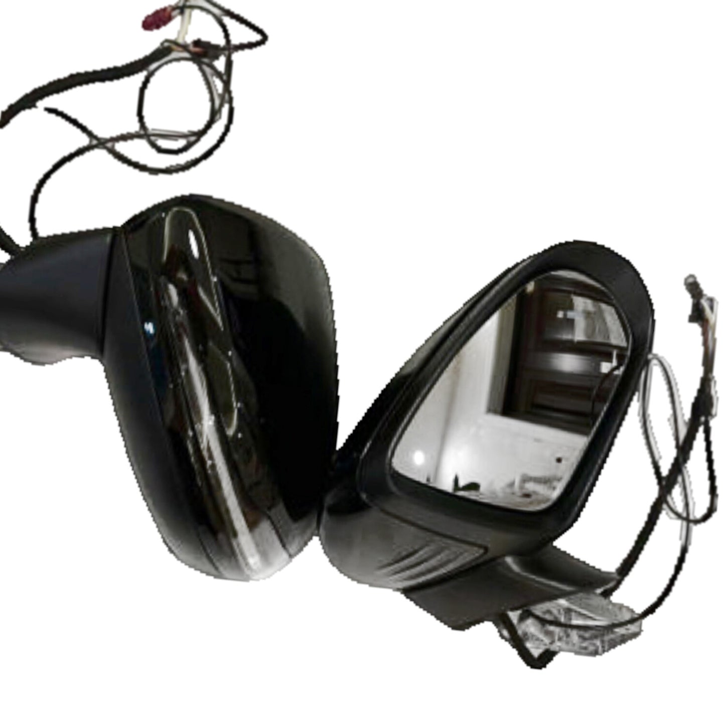 2x Coupe Car Rear View Mirror Black for W205 for Mercedes-Benz C Class C205 2 Door/