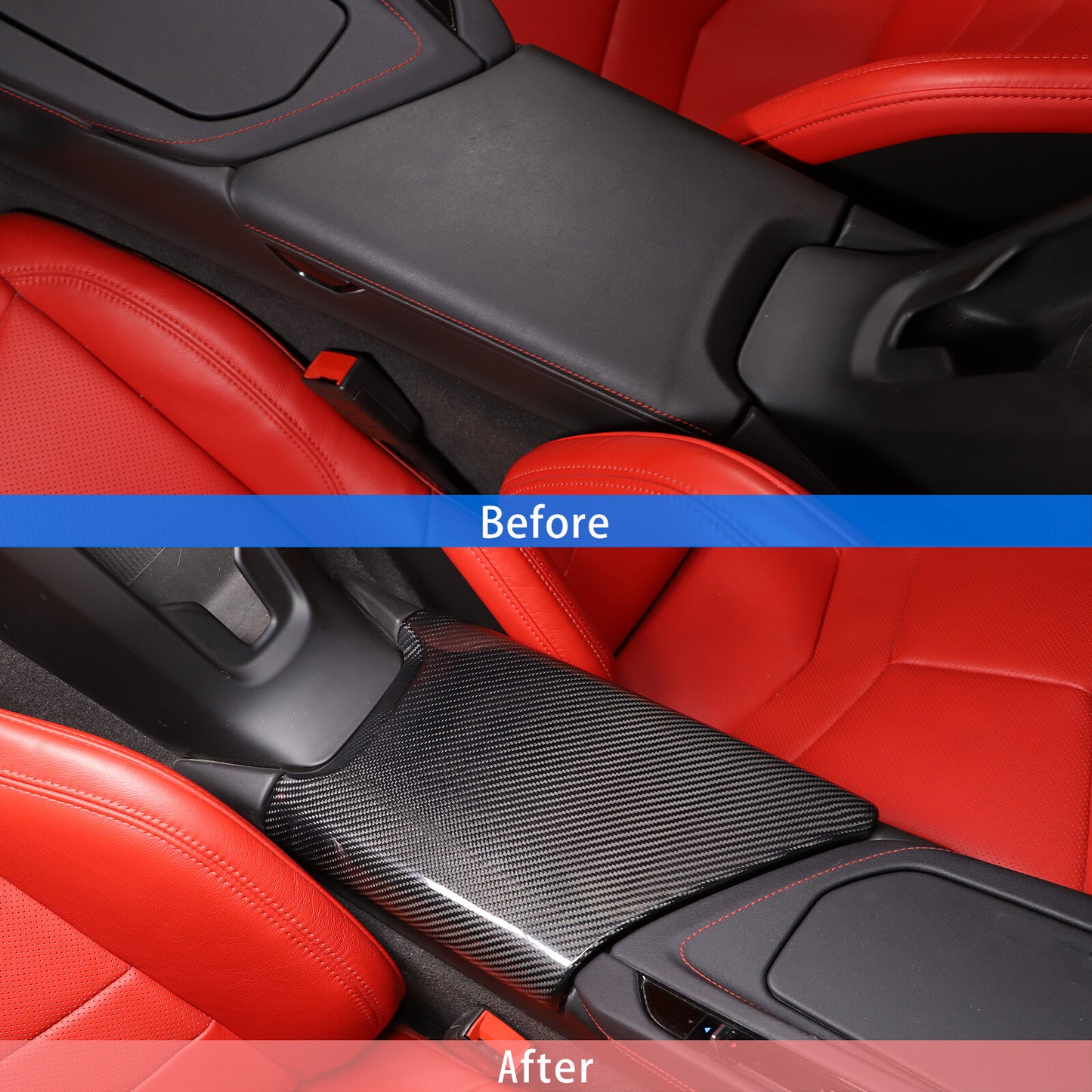 RED Carbon Fiber Air Conditioning Switch Button Decal for Jaguar for F-Type 13 - 22- v