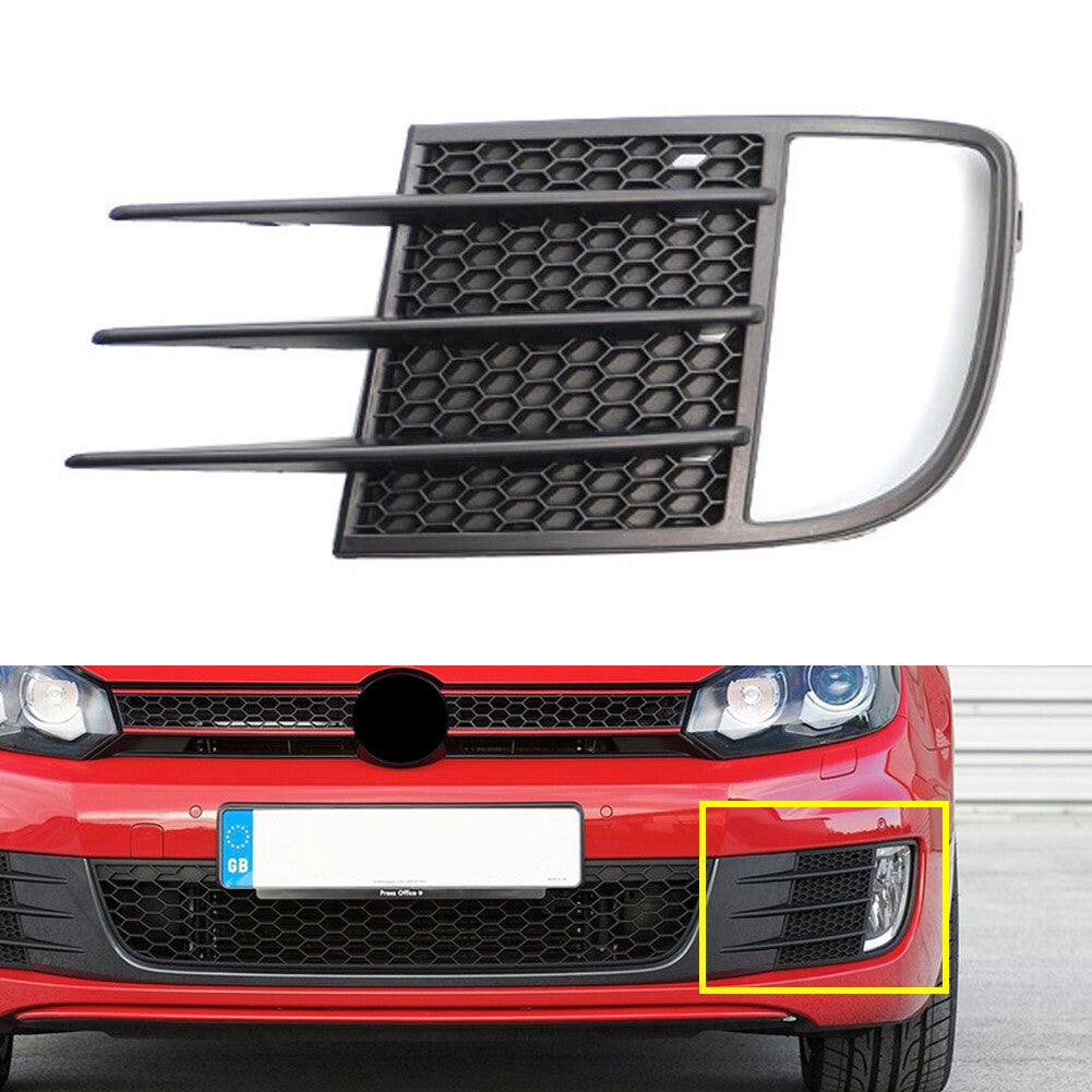 1x Left Front lights fog cover Lamp hood for VW for Golf 6 MK6 08-13 for Volkswagen