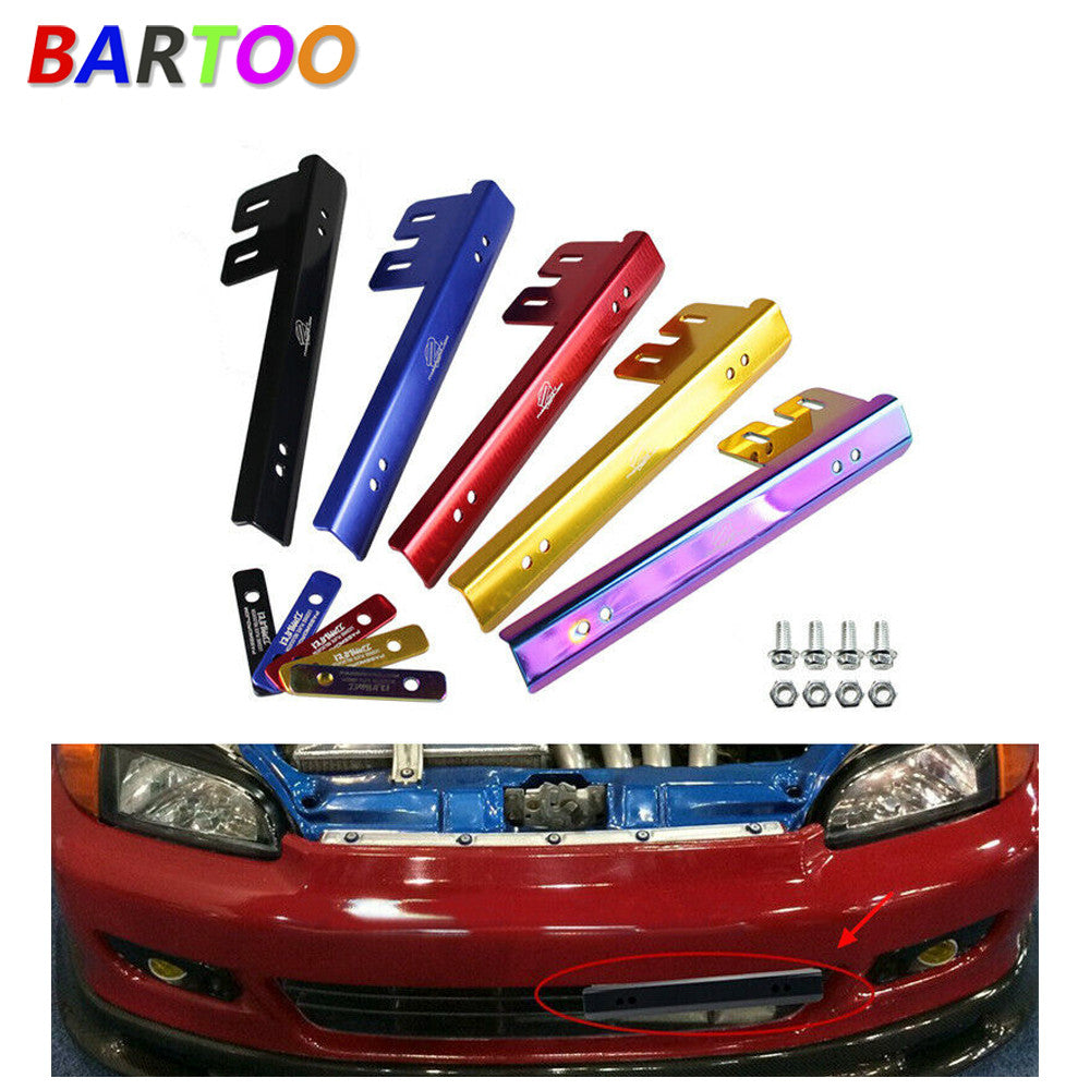 Front Relocator Bracket Adapter License Plate Frame Bracket JDM Q