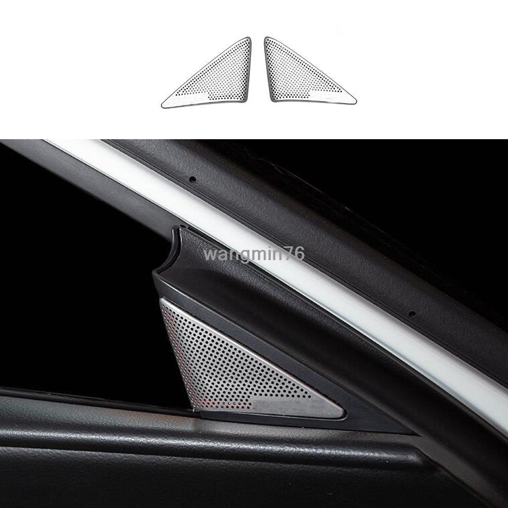 Matte Silver Window Lift Switch Button Panel Trims For RAV4 2019-2023 v