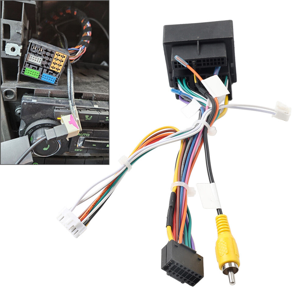 Audio Player 16Pin Power Cable Adapter for VW for Golf 7 Lamando for Passat Q