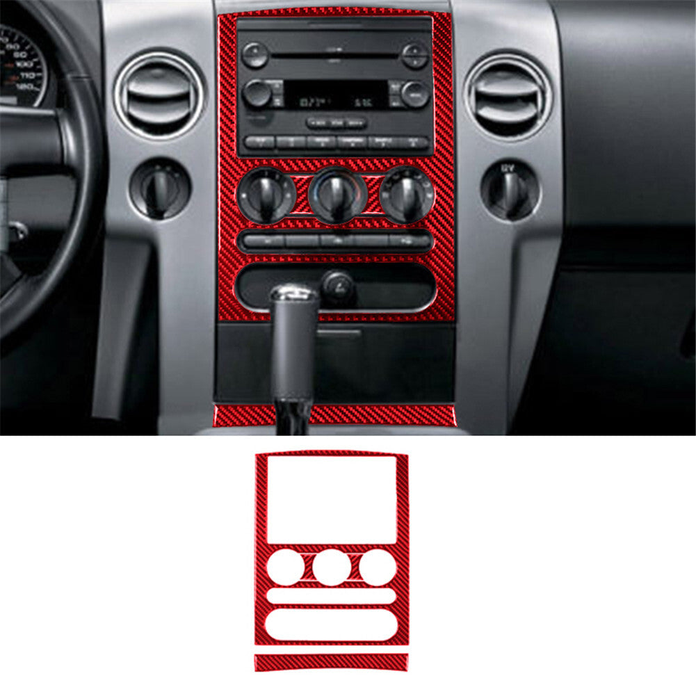 9Pc Carbon Fiber CD Control Panel Cover Trim For 6 F12 F13 2011-2018 v