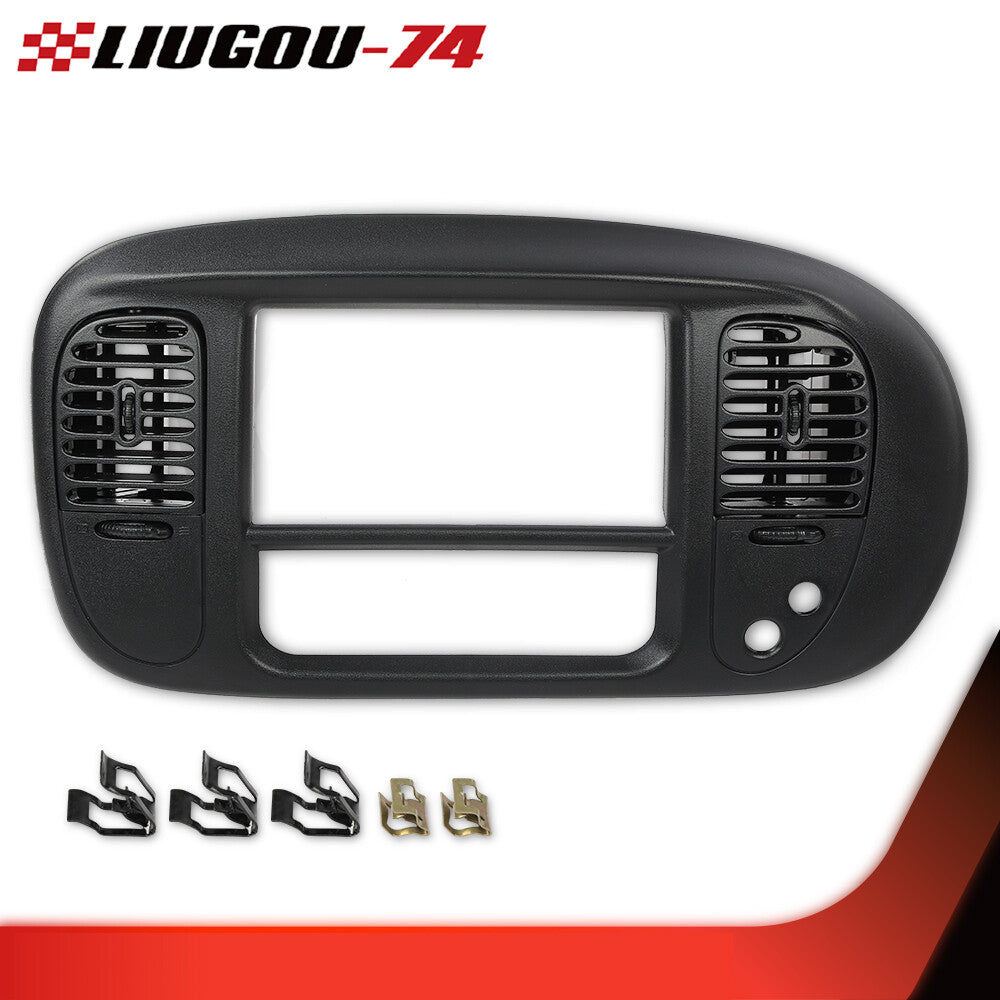 Fits 97-03 for F150 Expedition Center Dash Radio Air Conditioning Vent Air Baffle Black - v