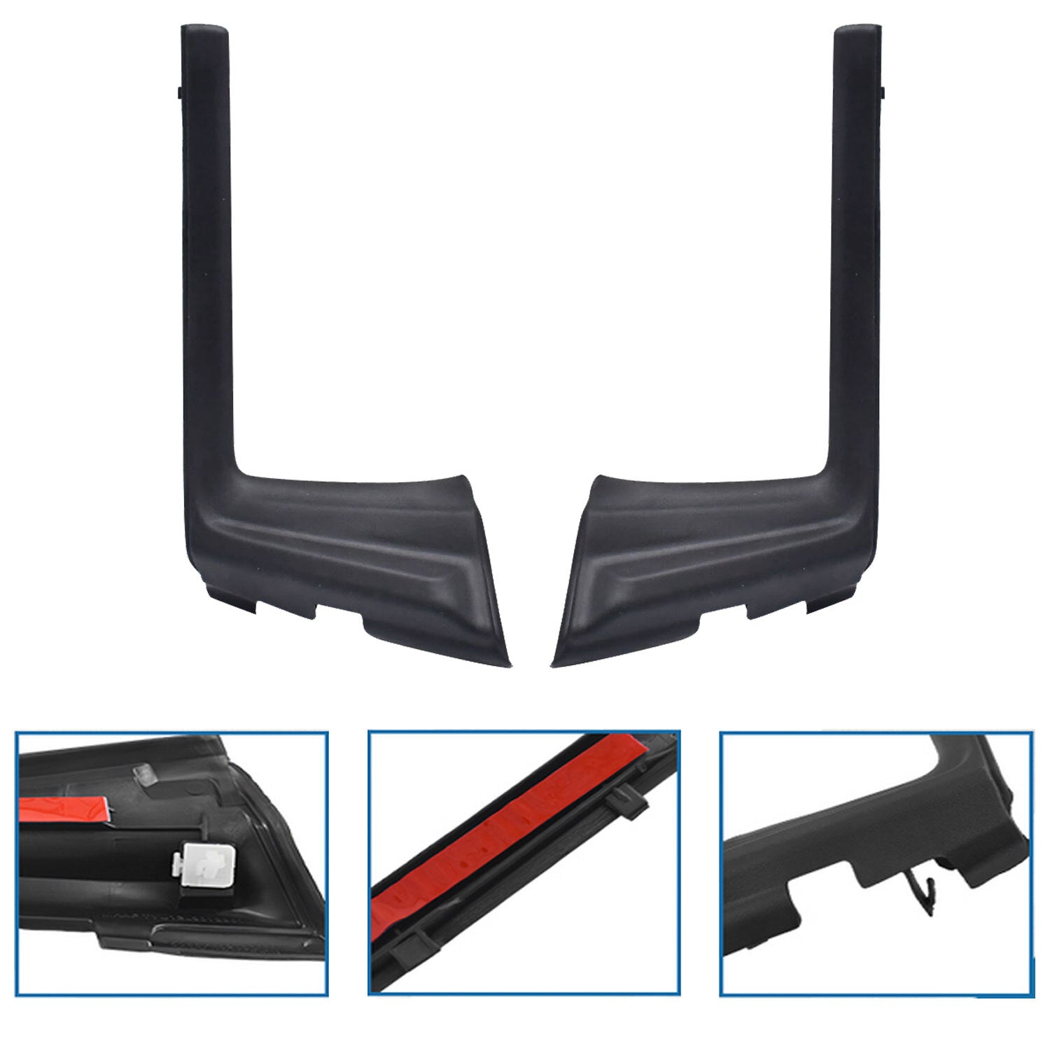 2x for Toyota Yaris 2012-2014 Front Windshield Wiper Side Cowl Cover Trim Set
