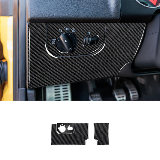 3X Red Carbon Fiber Automatic Gear Shift Cover Trim For Hilux 2015-21 v