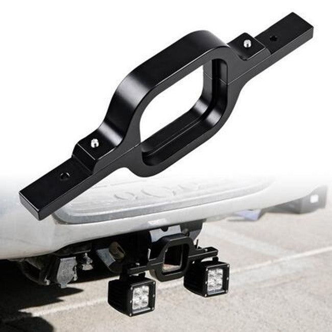 Off-Road Truck Trailer Tow Hitch Mounting Bracket Dual LED Reverse Lamp Holder