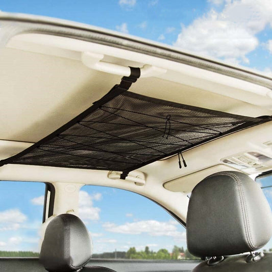  for ford  F150 Pickup Ceiling Roof Cargo Net Storage Bag Organizer Mesh Pocket Q