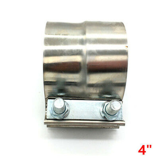 4 INCH 102mm T Exhaust Band Clamp Step Clamps Fit Catback Muffler Downpipe 1Ps n