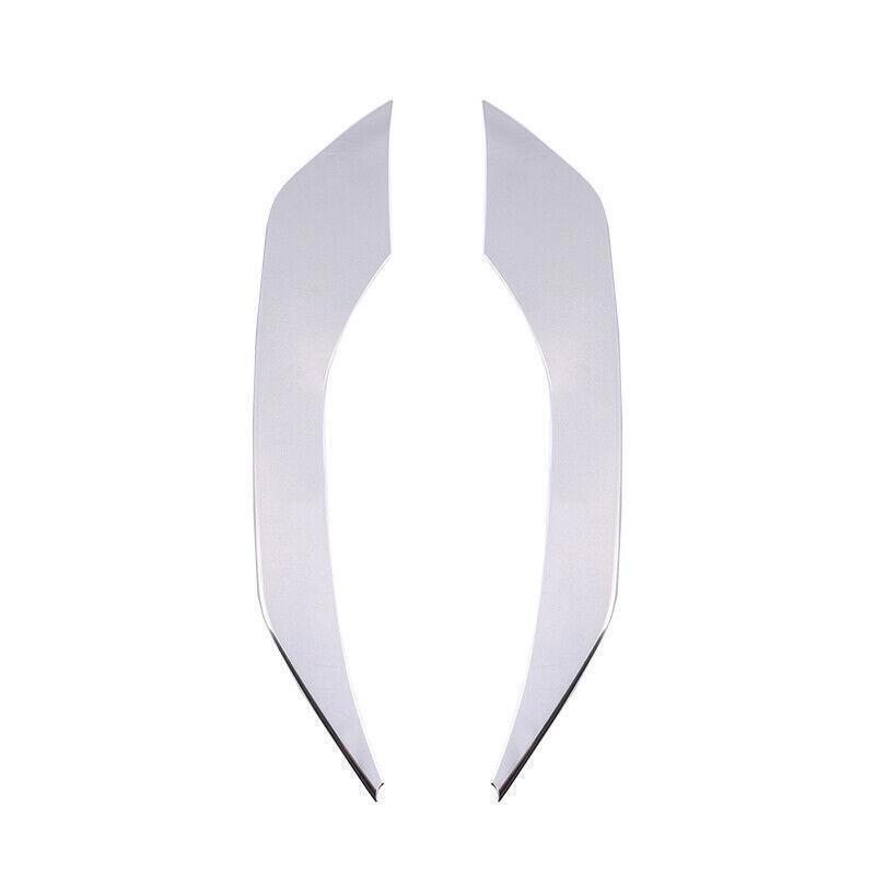 Front Fog Light Lamp Moulding Strip Trim for Nissan Sentra 2020-23 Chrome Steel