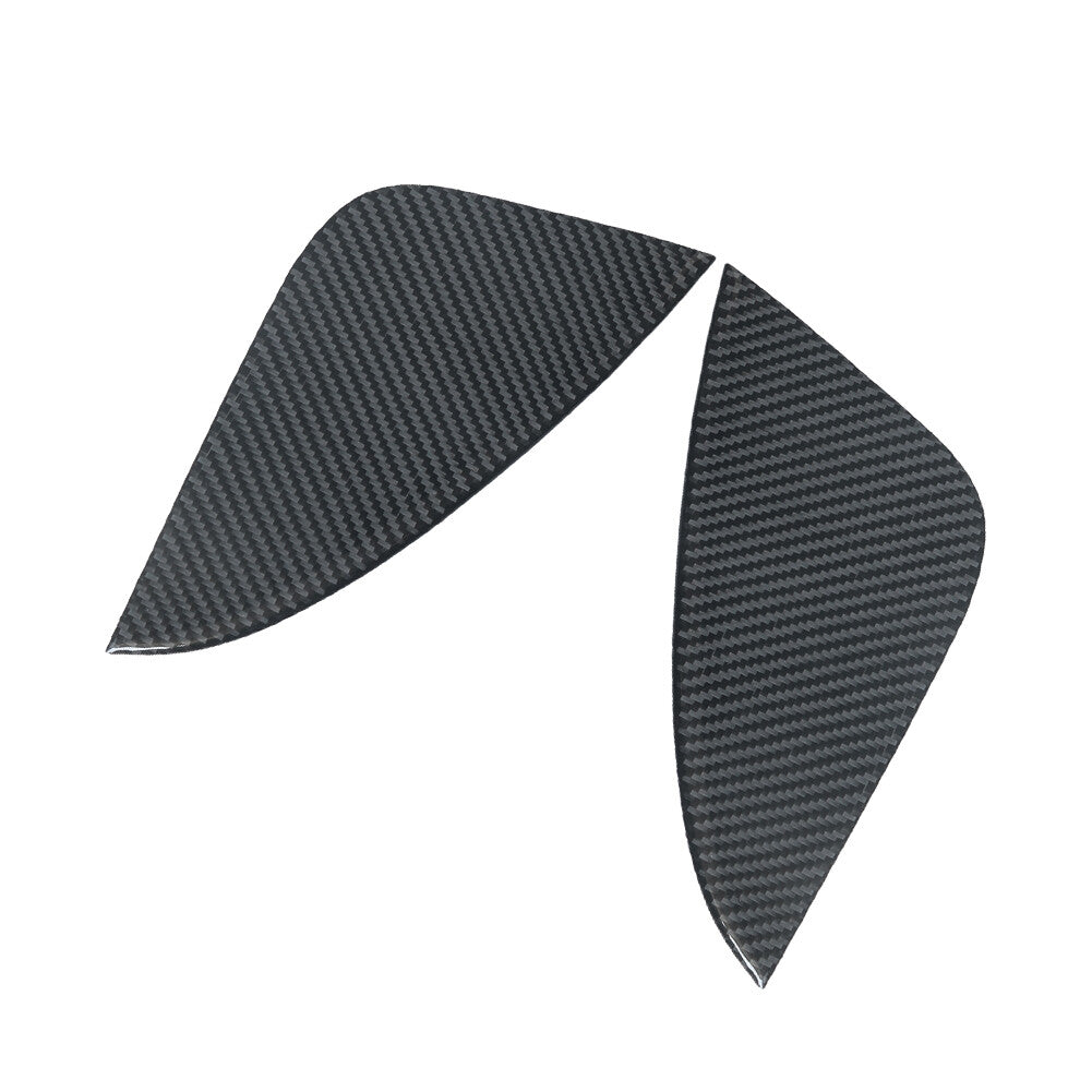2Pcs Carbon Fiber Floor Conreol Panel Trim Cover for Chevrolet Sonic 2012-2016