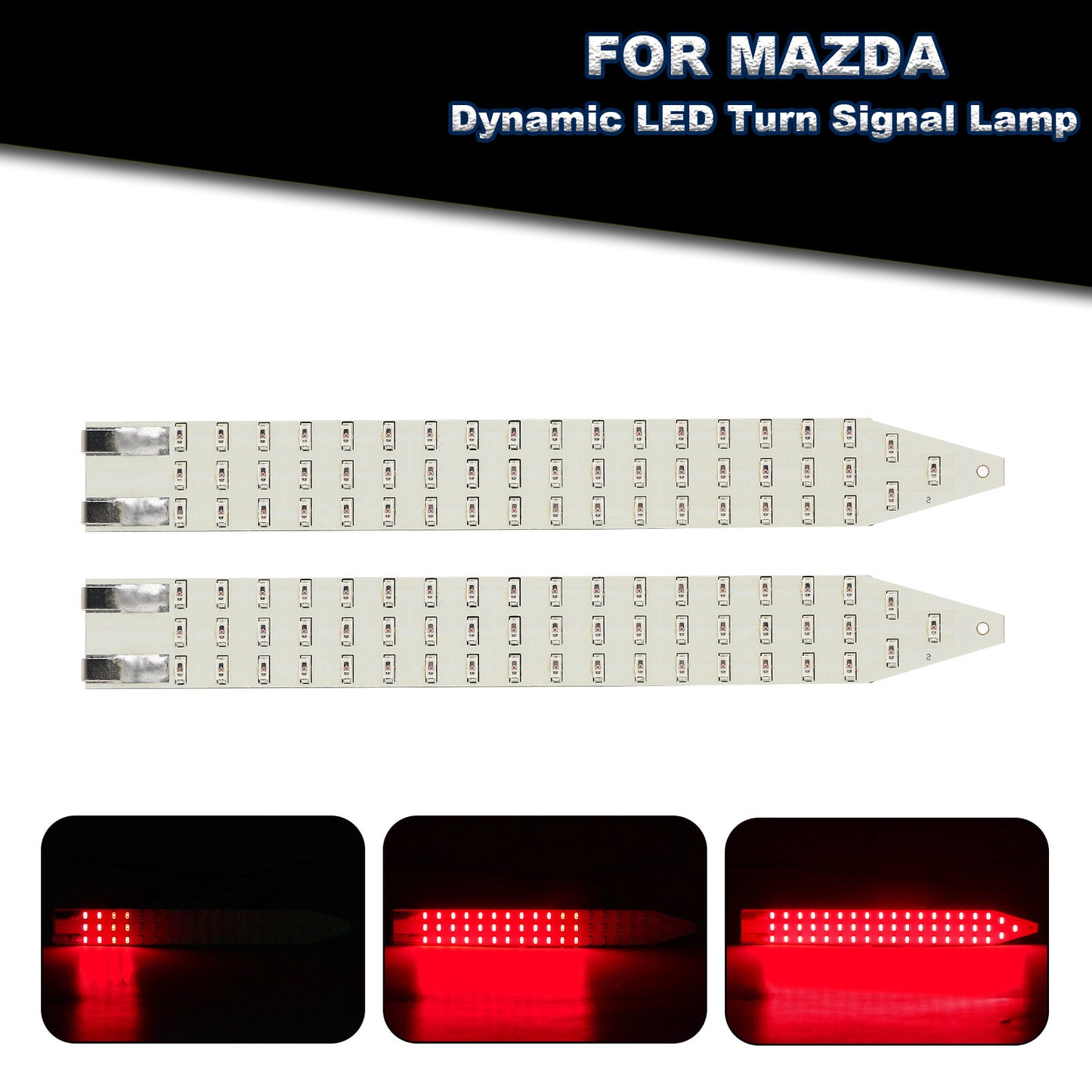 Red LED Sequential Rear Turn Signal Light Flashing For 2016 to Previous for Mazda Miata MX-5 ND- v