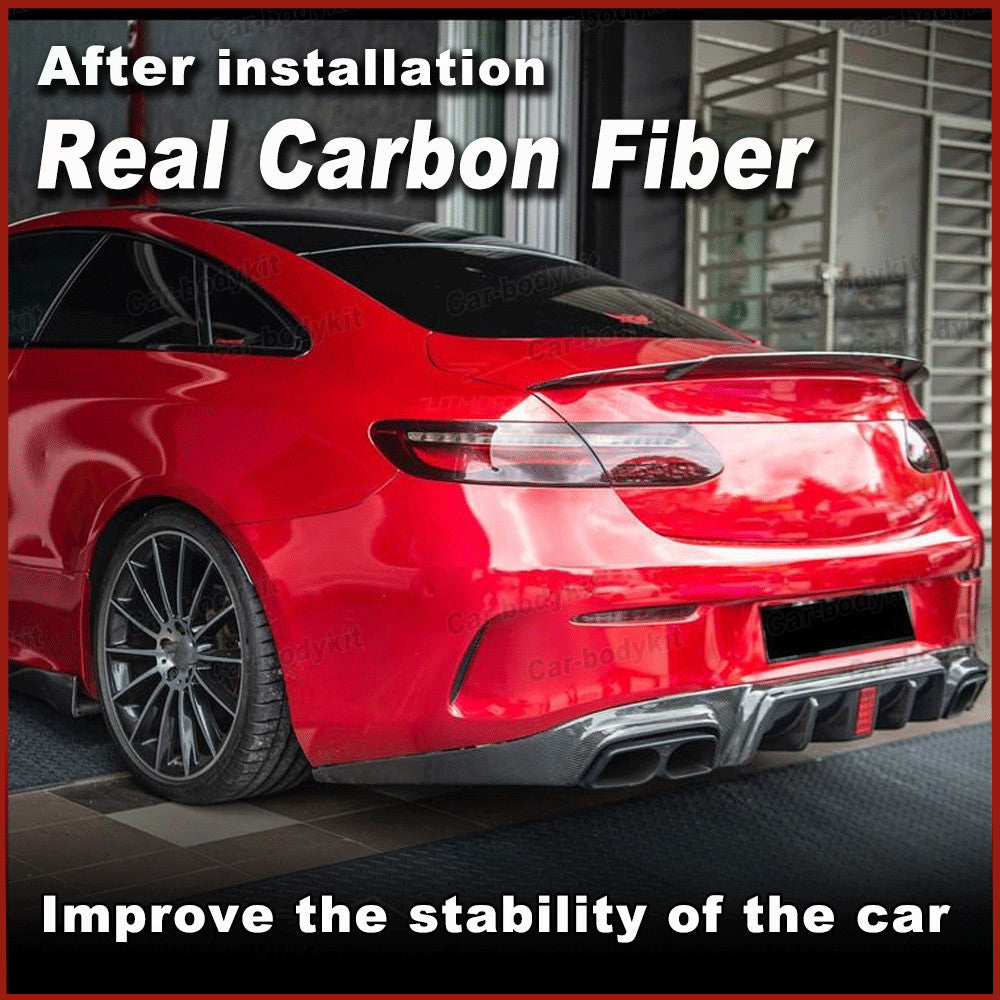 for Mercedes-Benz C238 E300 E53 2016-23 REAL Carbon Rear Trunk Spoiler Wing