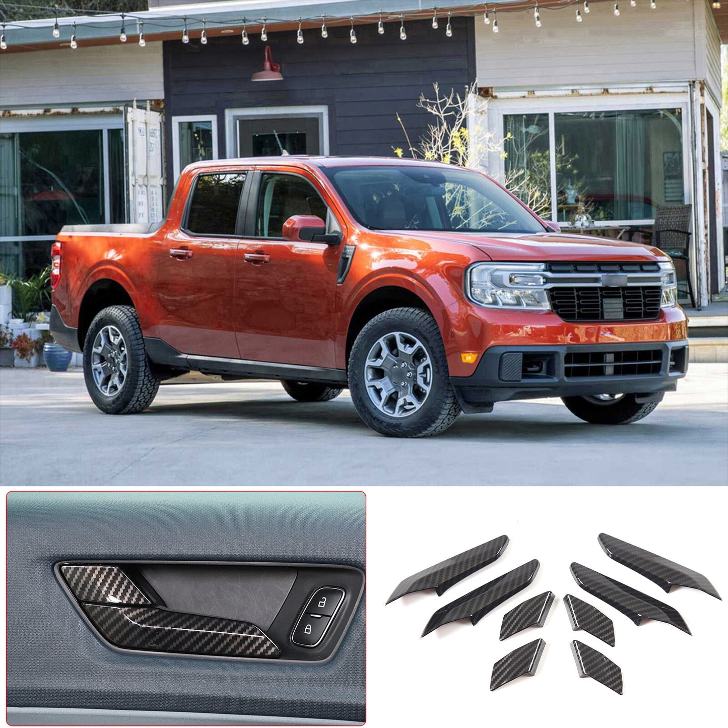 Red Hood Panel Cover Trim for Corvette C8 Z51 Z06 2020-2023- v