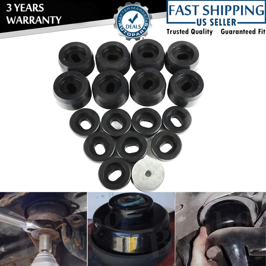 7-141 Body Cab Mount Bushing Kit Washers fit 99-14 for Chevy Silverado & for GMC for Sierra Q
