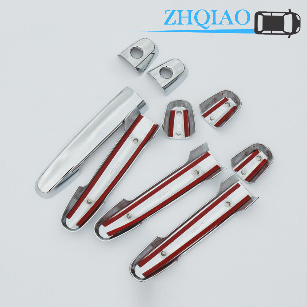 4Pcs Chrome Door Handle Cover Trim Fits for Toyota for Camry for Corolla Highlander 03-11