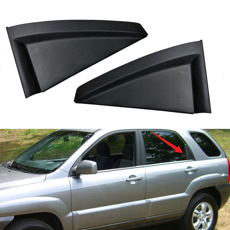 Left+Right Rear Door Outside Delta Molding for Kia 2005-2010 Pair v
