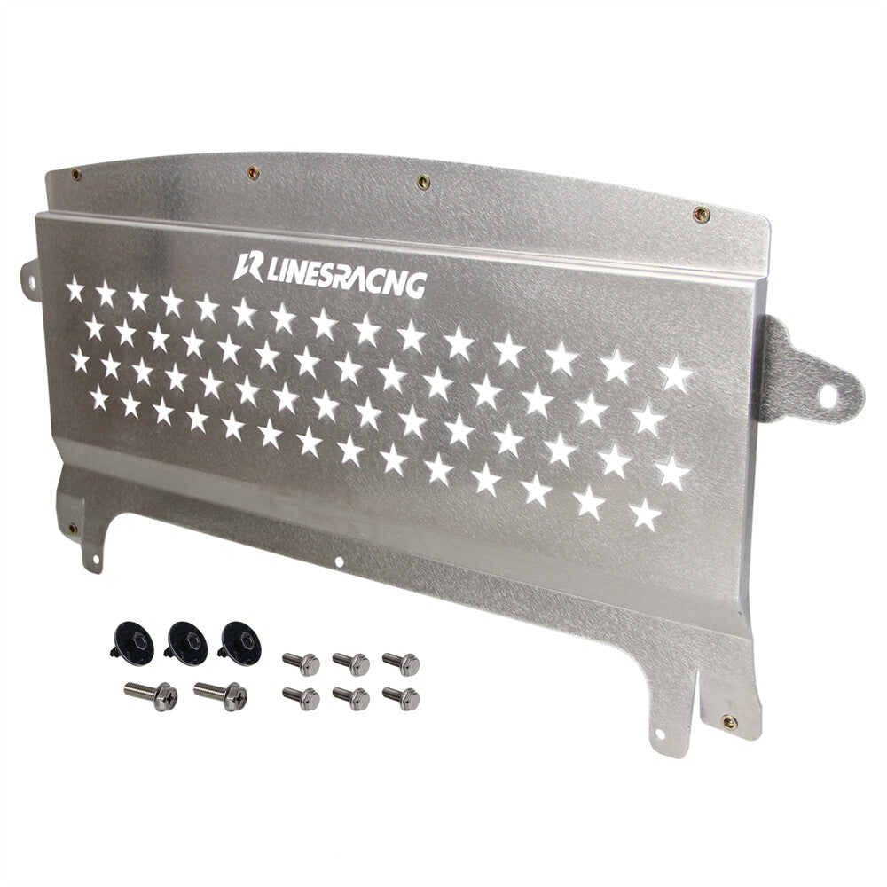 Oil Cooler Skid Plate Underhood Shield for BMW F80 M3 F82 F83 M4 Aluminum Silver