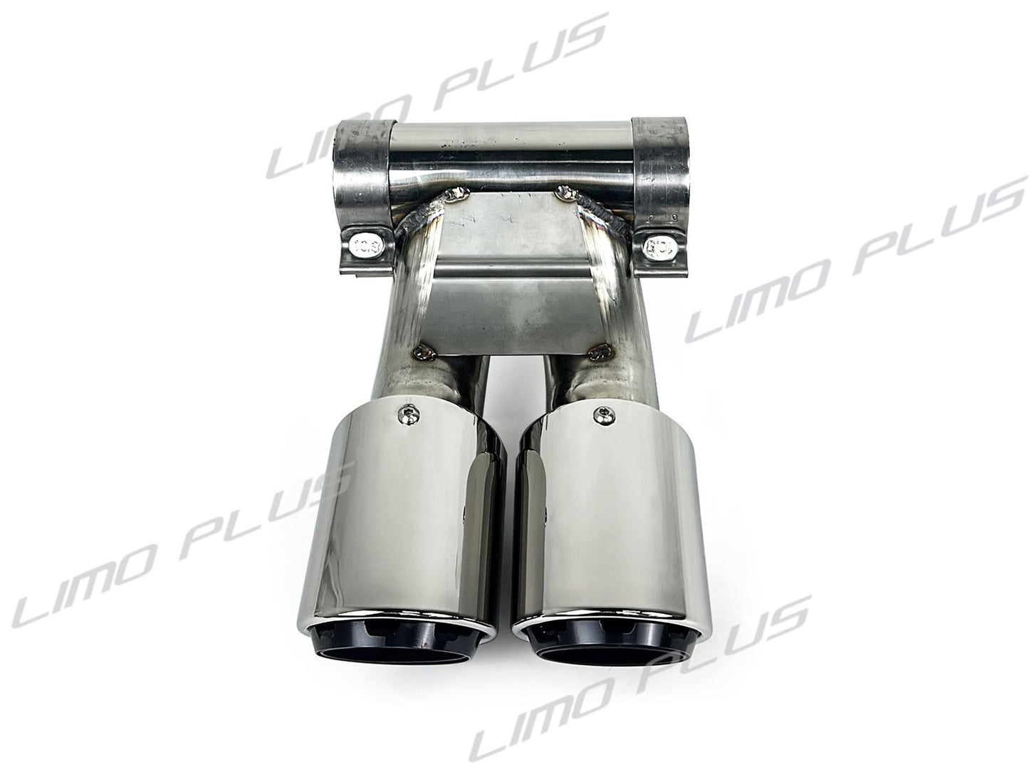 Chrome Exhaust Tips Tailpipe 3-Layer for 2013-2016 for Porsche 981 Cayman Q
