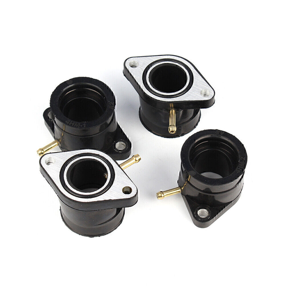 for Yamaha XJR400 1993 - 1999 Carburetor Carb Holder Intake Manifold Boots 4pcs Q