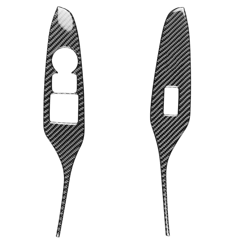 Red Carbon Fiber Rear Central Air Vent Cover Trim for Mazda CX-9 2010-2015 TypeA v