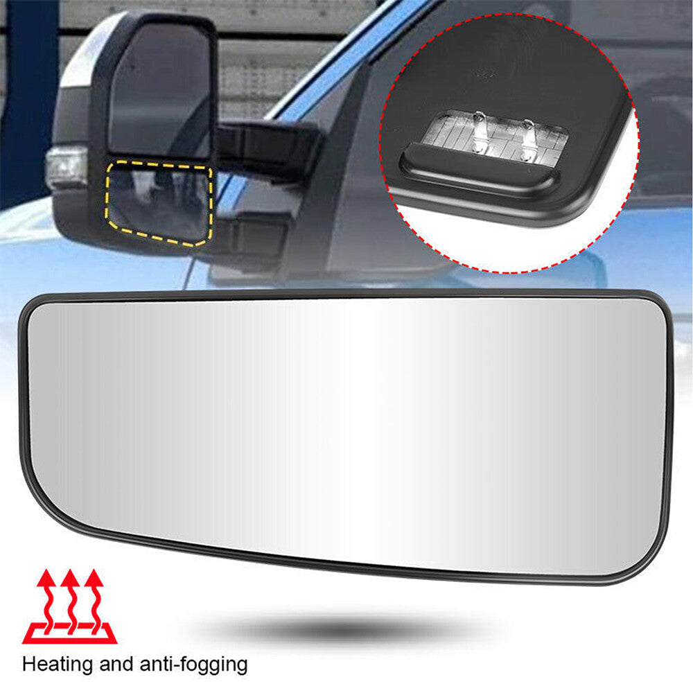 Left Driver Side Mirror Glass Heated For Super Duty F250/F350 2017-2022 New n