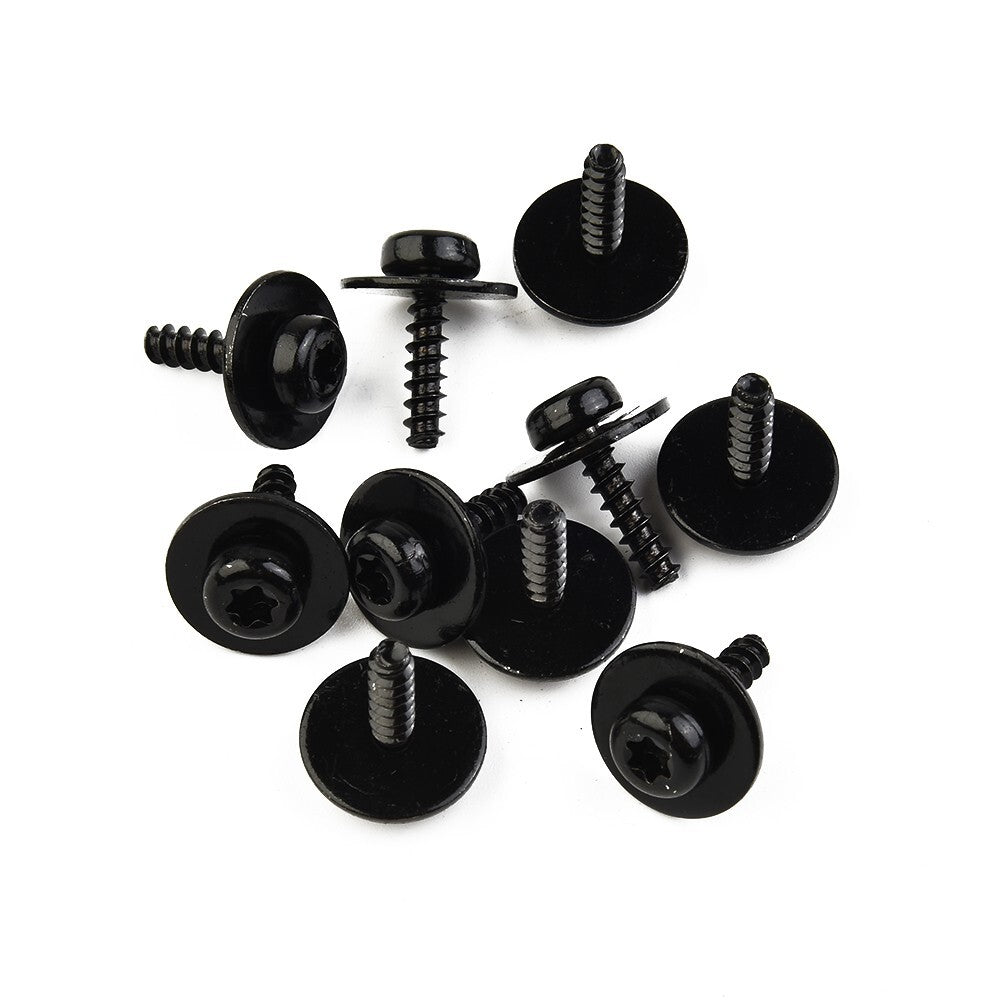 10pcs Screw Bolt 20mm Black for Ford Focus Escape Accessories