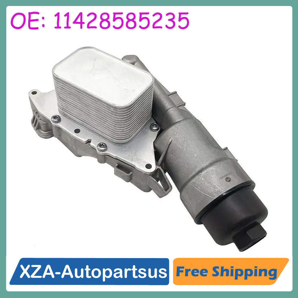 aluminum oil cooler filter housing assembly for BMW X1 and for Mini Cooper Q