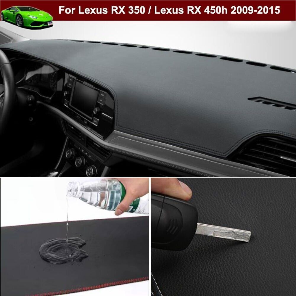 1X for Lexus RX350 450h 09-15 Leather Dashboard Dash Dashmat Mat Carpet Pad Trim