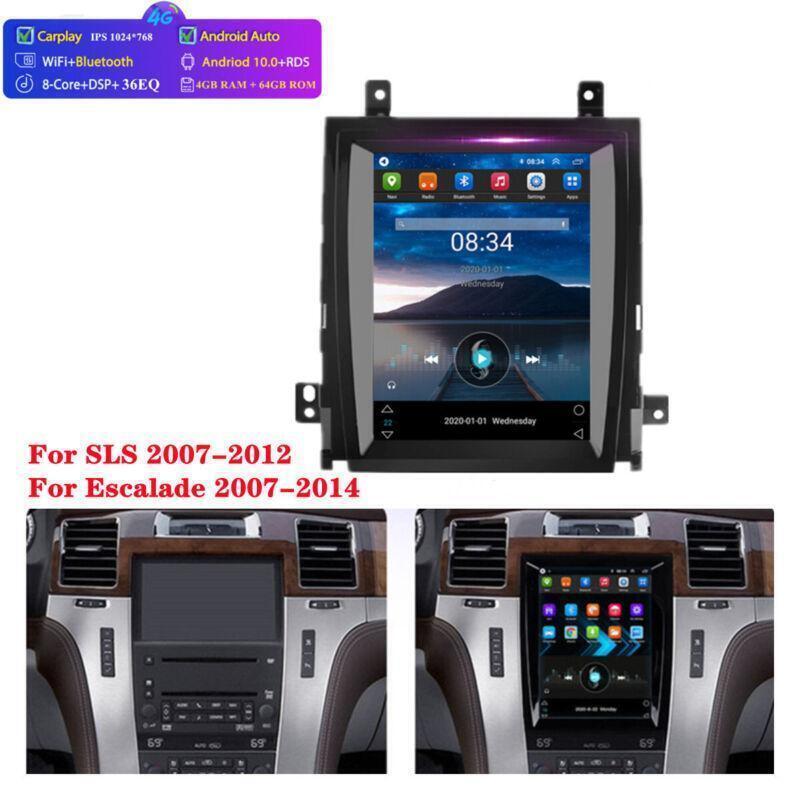 9.7 For 07-14 for Cadillac for Escalade SLS 4+64GB Stereo Radio Nav Head Unit w/Carplay