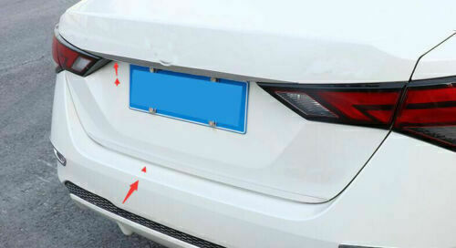 for Nissan Sylphy Sentra 2020-2023 Chrome Rear Trunk Tailgate Lid Strip Cover 2P
