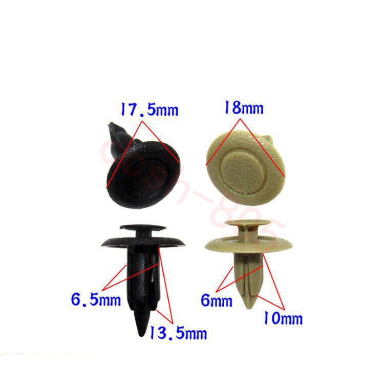 10Pcs Car Roof Door Pillar Trunk Carpet Interior Lining Retainer Clips for Mazda Q