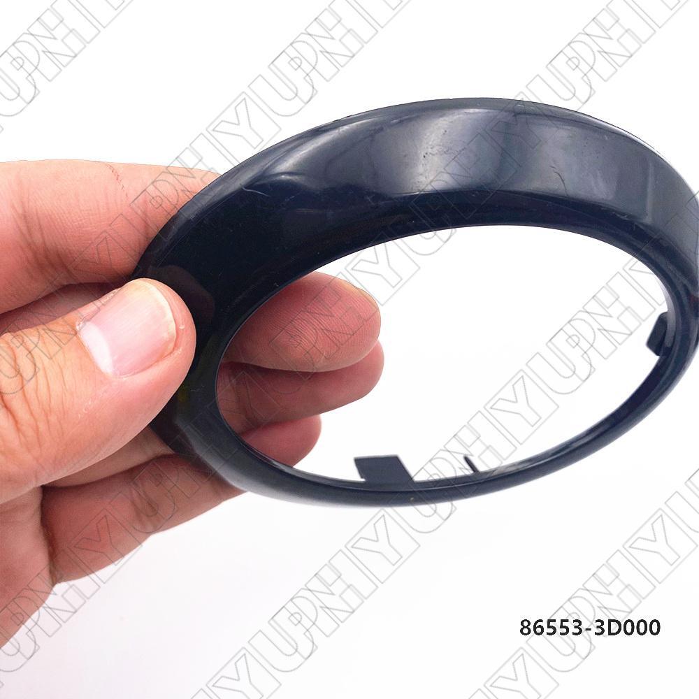 1 Pair Front Fog Lamp Black Cap 86553-3D000, 86554-3D000 for Hyundai Sonata 2002 Q