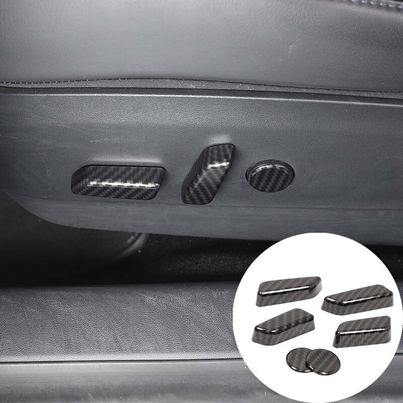 4-Piece Mount Red AC Finger Ring Trim for Range Rover Sport 2014-2017 US- v