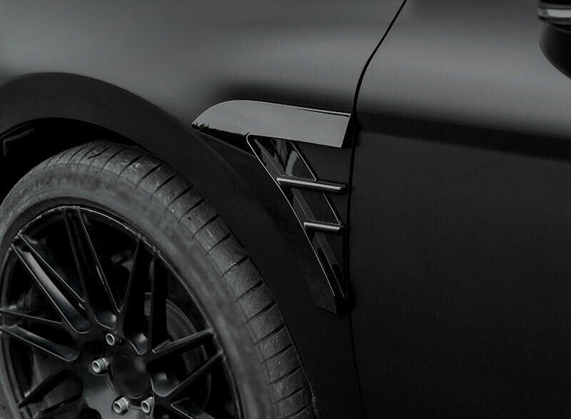 for Toyota for Camry 2018-2023 Glossy Black Front Body Side Fender Cover Hood Trim